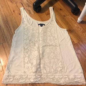 Cream tank top