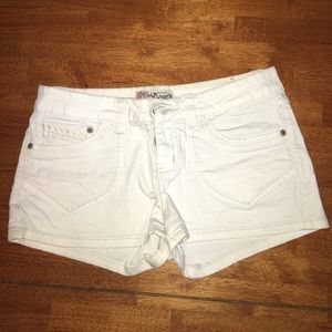 Wallflower White Denim Shorts, Size 9