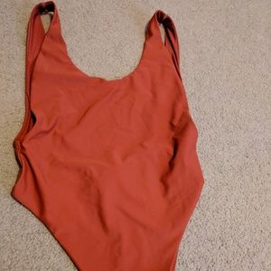Womens Sexy Scoop One Piece Bathing Suit