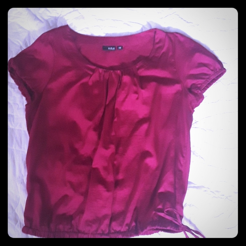 Fuchsia blouse
