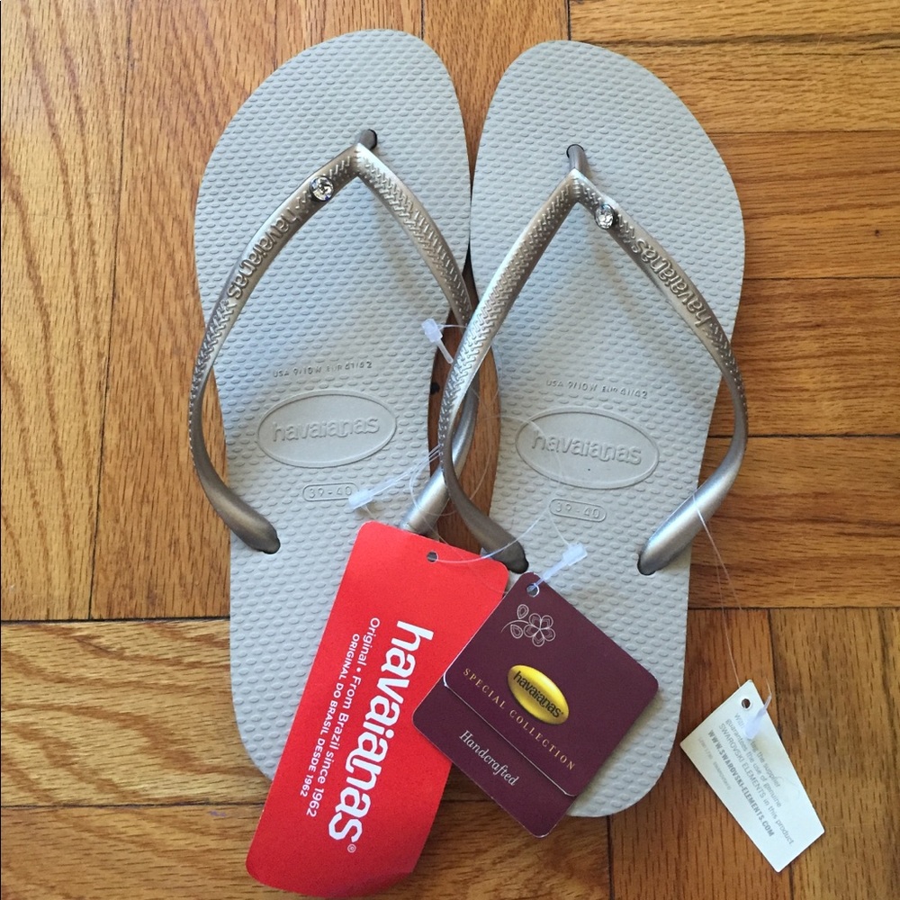 Havianas with Swarovski NWT