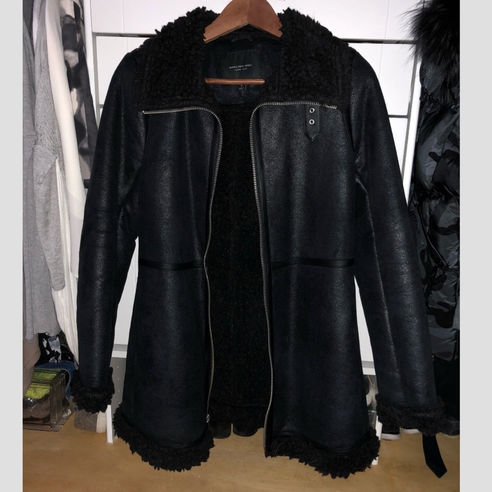 Marc New York Faux Suede Jacket