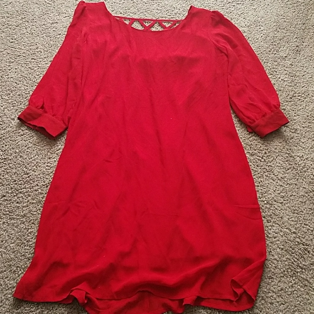 Red dress