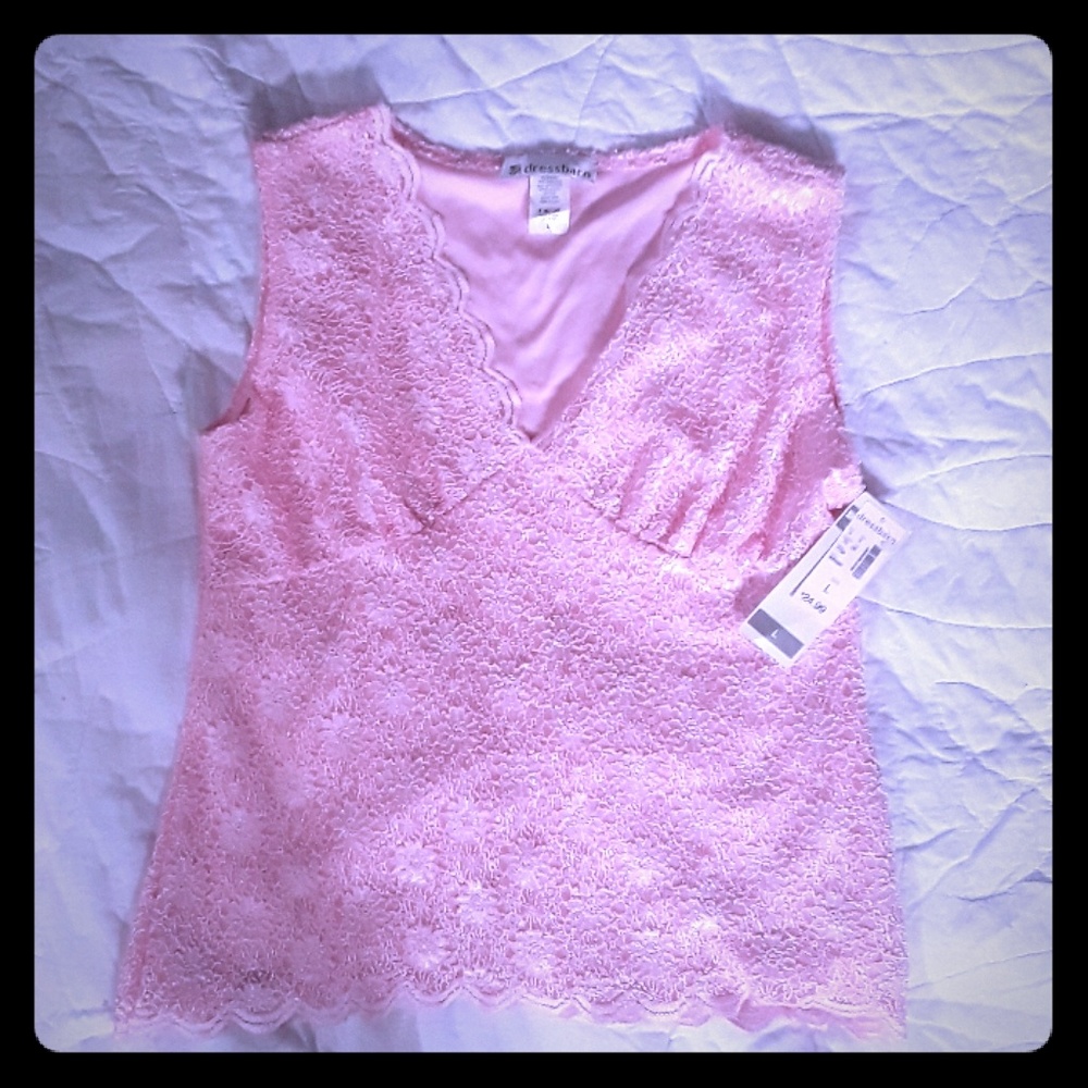 Lined place tank top