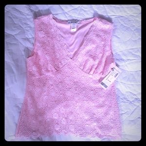 Lined place tank top