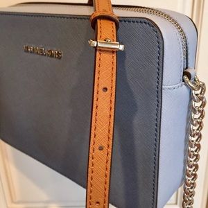Michael Kors Jet Set Travel Denim Color Crossbody