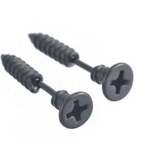 Screw Earrings Stainless Steel