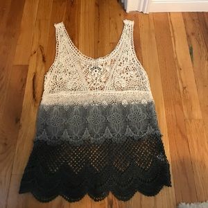 Lace tank top