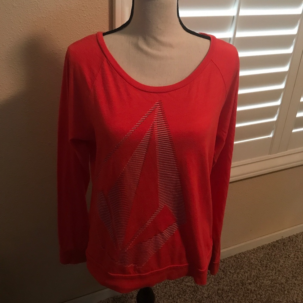 Coral Volcom long sleeve shirt