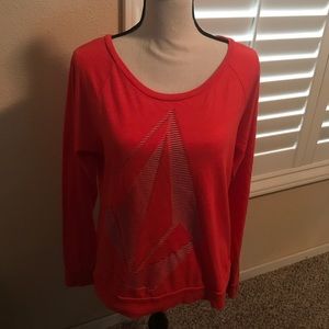 Coral Volcom long sleeve shirt
