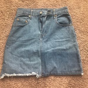 jean skirt