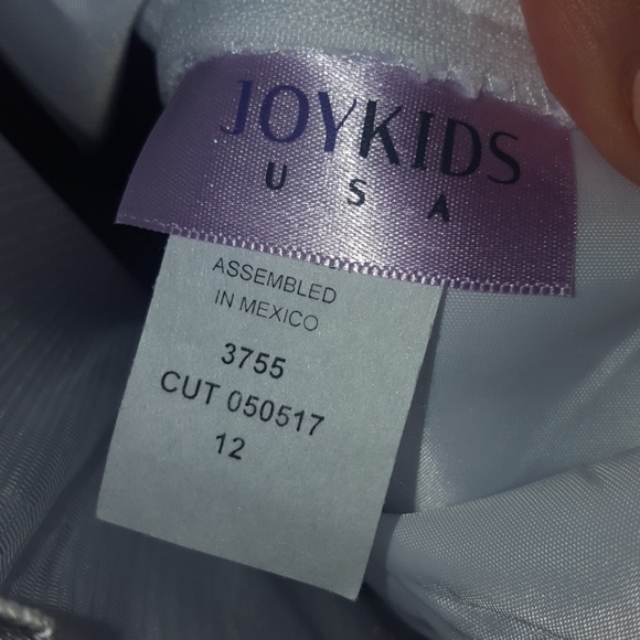 Flower Girl/ 1st Communion Dress- WHITE Size 12 - Picture 4 of 5