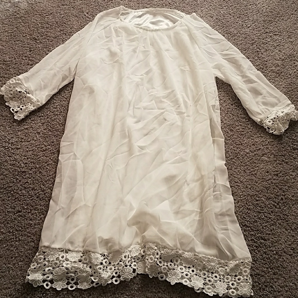 White dress