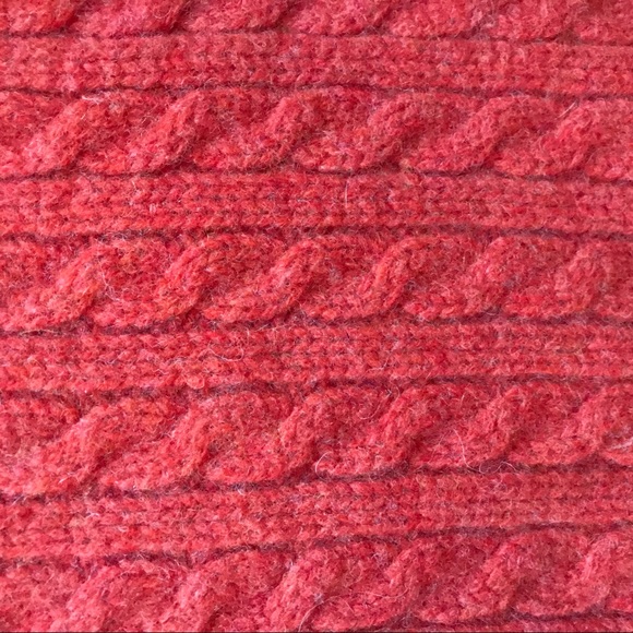 GAP 100% Wool Orange Sweat Scarf - Picture 7 of 7