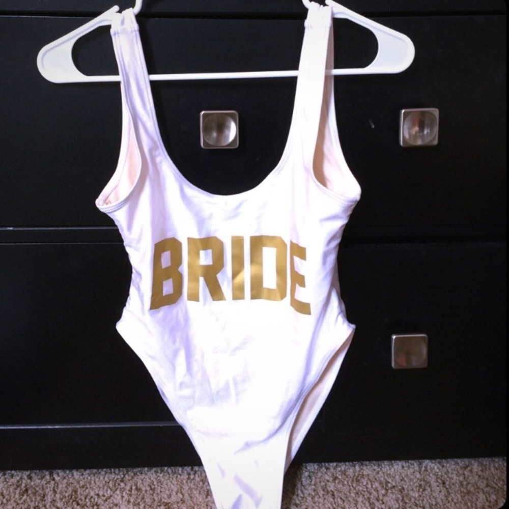 PRIVATE PARTY white bride swimsuit