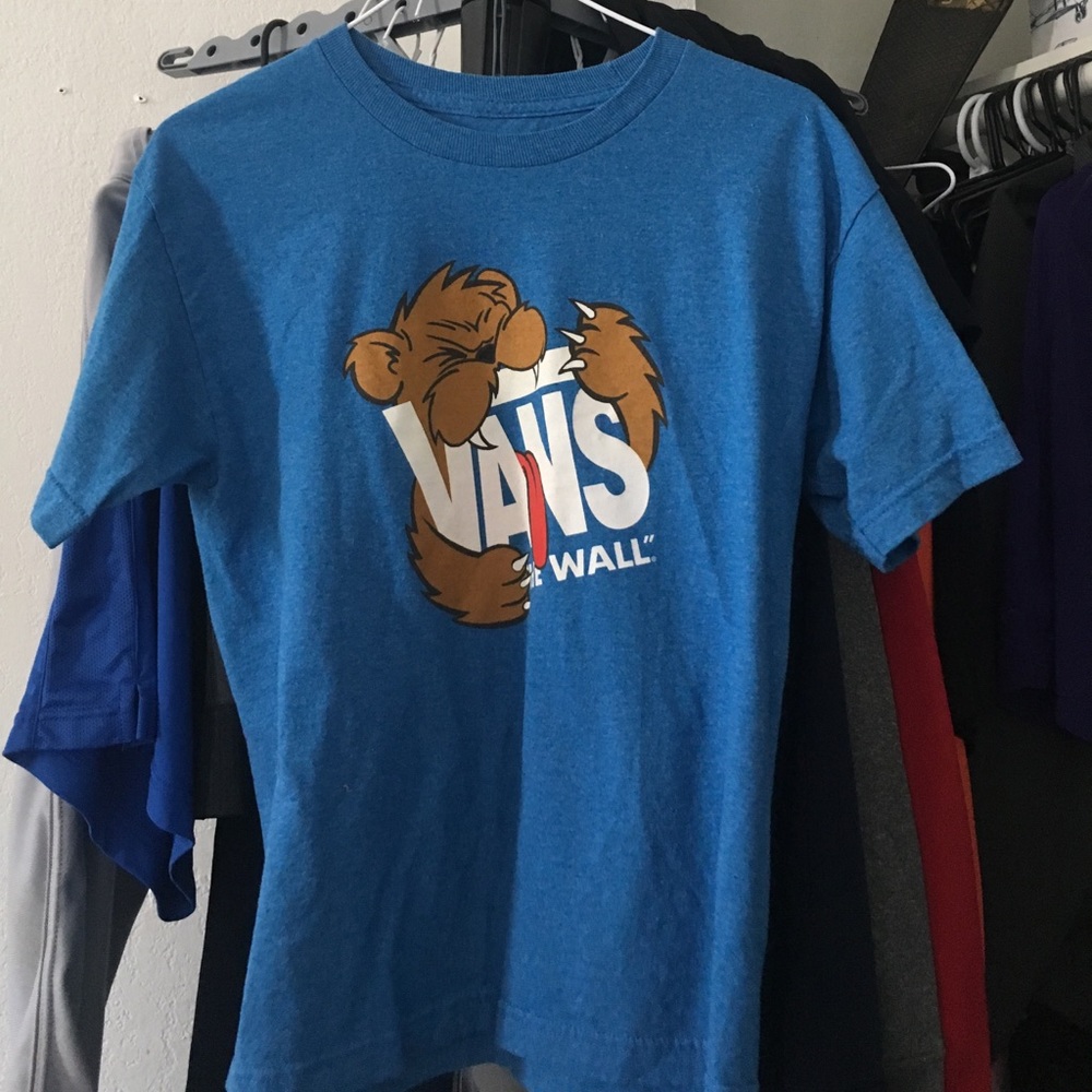 Blue vans shirt:SizeYL