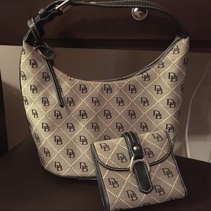 Authentic Dooney & Bourke Bucket Bag with Wallet