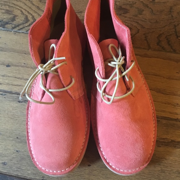 🌺Salmon colored suede ankle boots🌺 - Picture 3 of 7