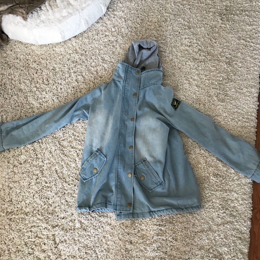 Jean jacket with vest inside
