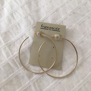 Francesca’s Gold Hoops