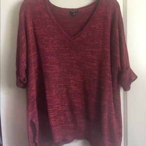 Torrid Oversized Cuffed Short Sleeve Sweater