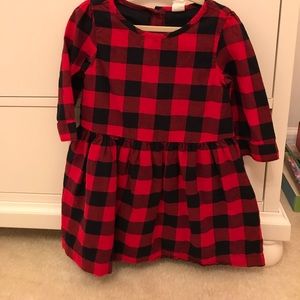 Girls checkered dress