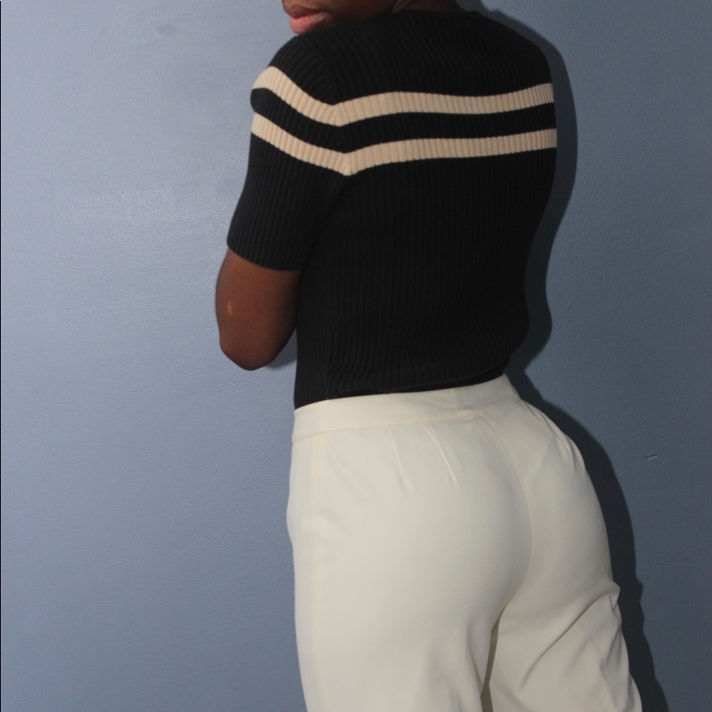 Striped Ribbed Sweater