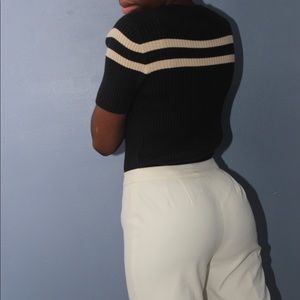 Striped Ribbed Sweater