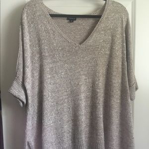 Torrid Oversized Cuffed Short Sleeve Sweater