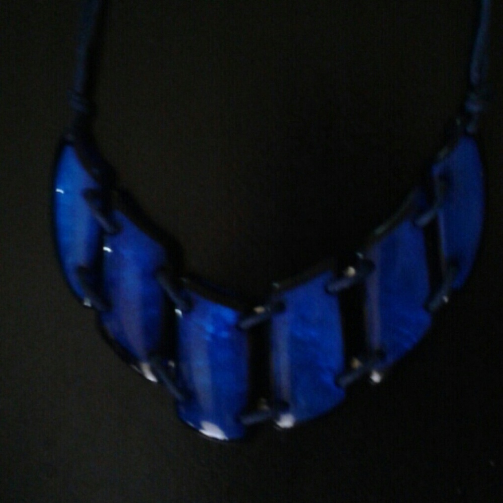 SALE! Nwot royal blue necklace & bracelet ⁷set
