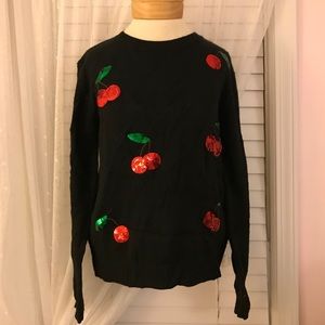 FOREVER 21 Black Cherry Sweater