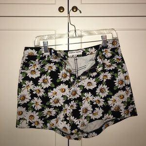 American Apparel Daisy Print Shorts