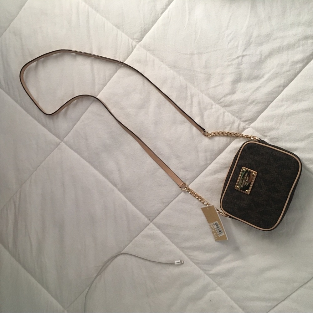 Michael Kors jet set logo Cross Body bag