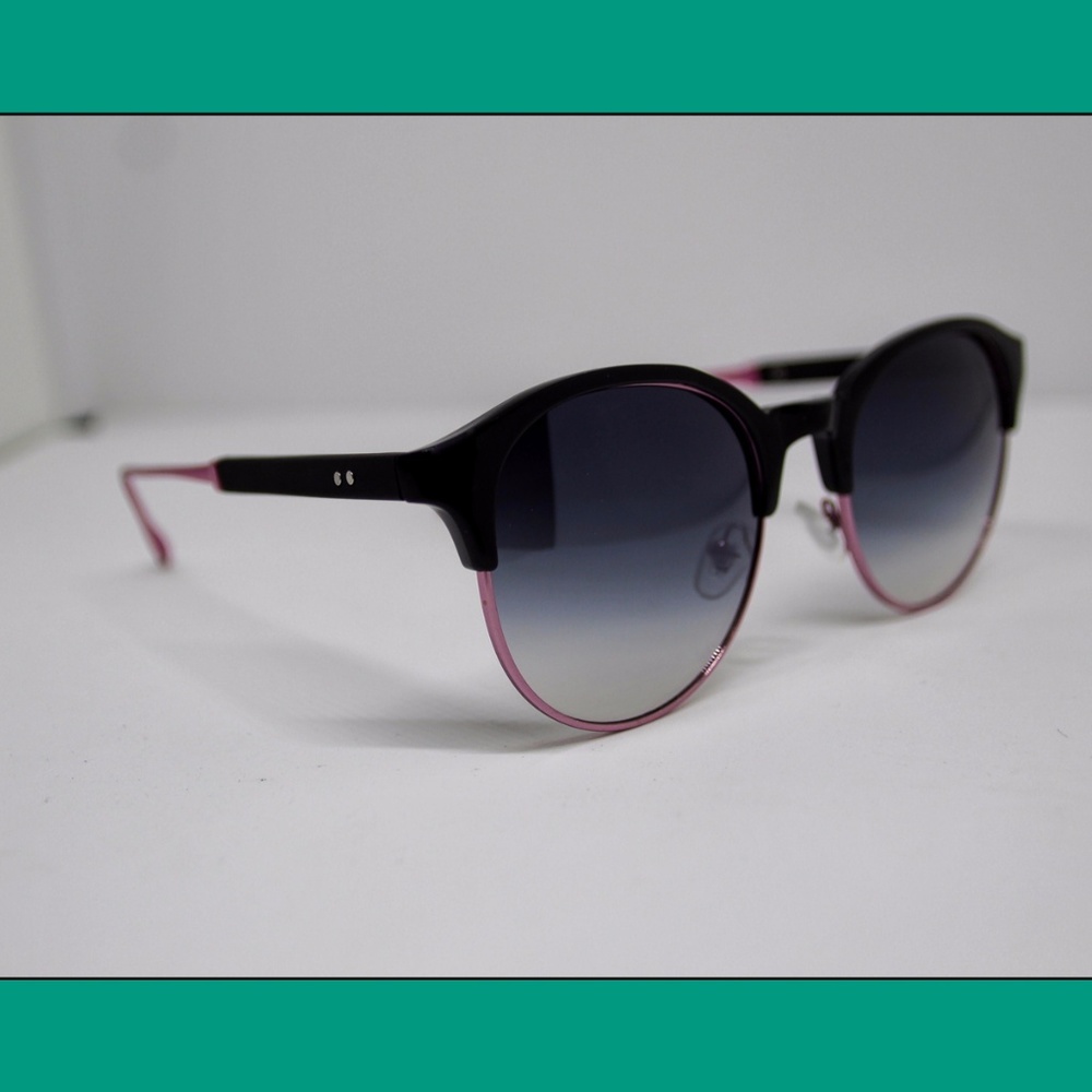 RETRO HALF FRAMED PINK WIRE GRADUATED LENS WOMEN - Picture 2 of 2