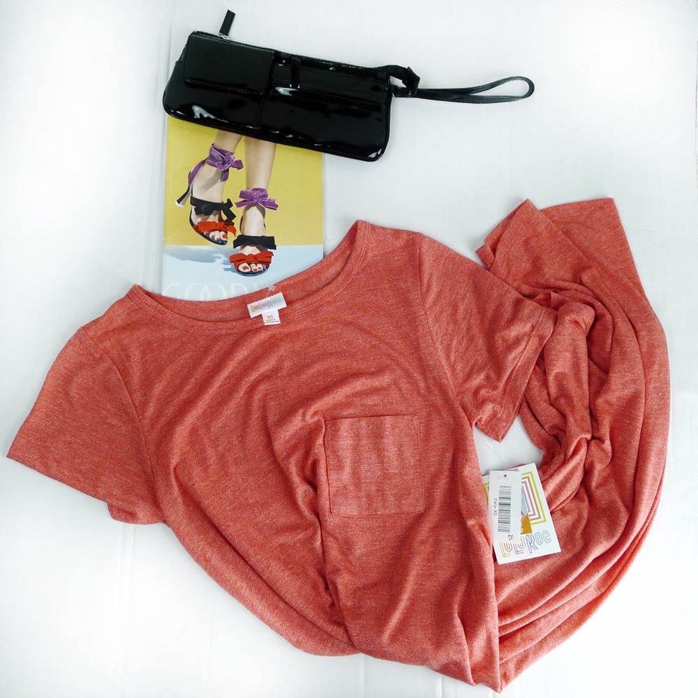 LuLaRoe Sz. XS Carly Dress sold orange color.