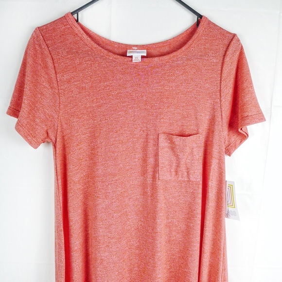 LuLaRoe Sz. XS Carly Dress sold orange color. - Picture 3 of 8