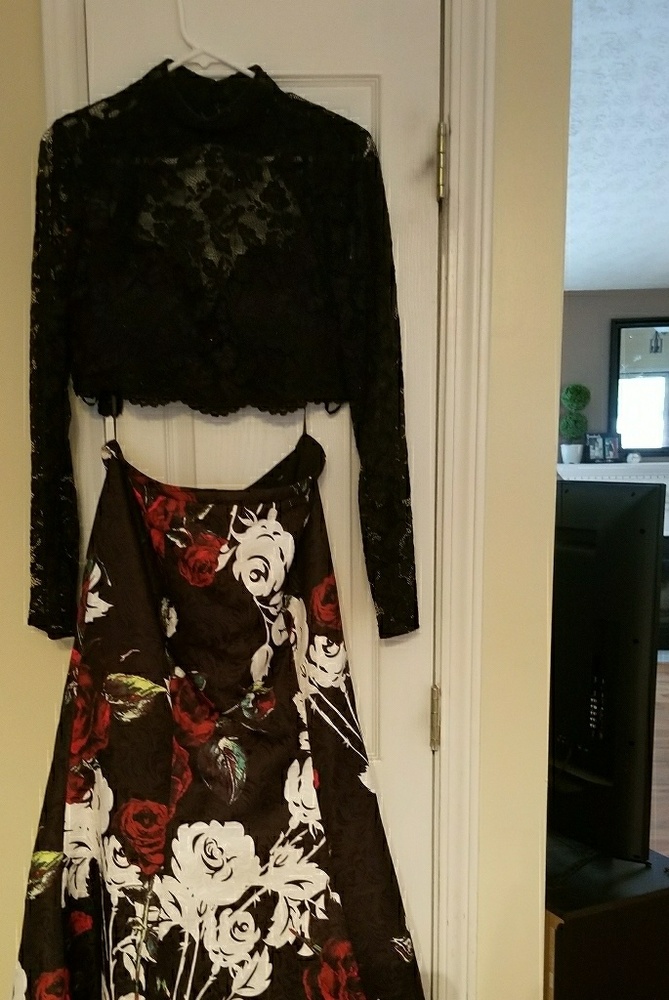 Beautiful Two Piece Prom Dress