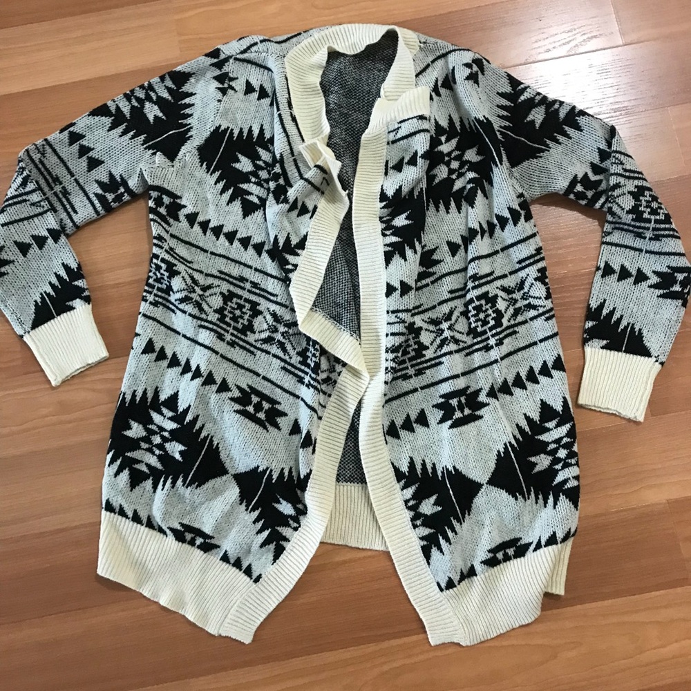 Printed Cardigan
