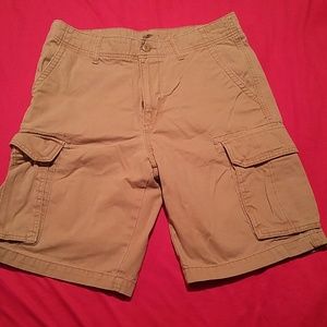 Men's EUC Khaki Cargo Shorts Size 33