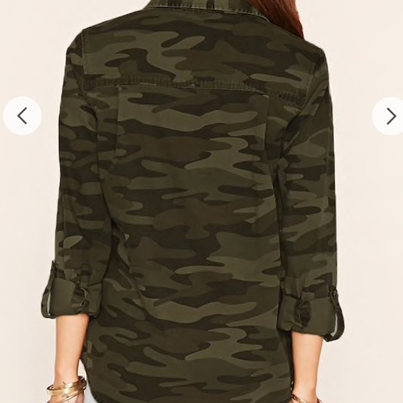 Forever 21 camo jacket - Picture 2 of 2