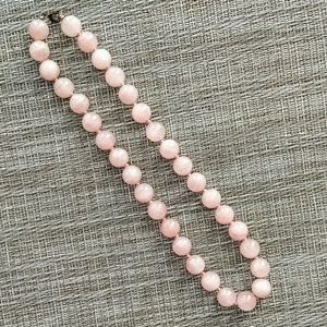 Rose Quartz Beaded Necklace