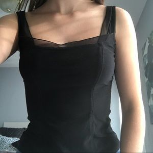 CAbi Black Shell Top/ Tank Top