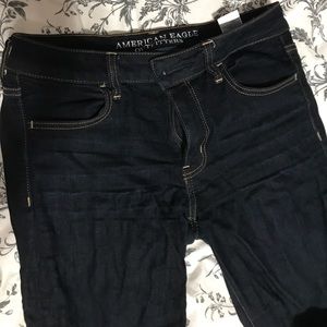 Dark blue skinny jeans