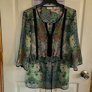 Ny & co. Chiffon blouse