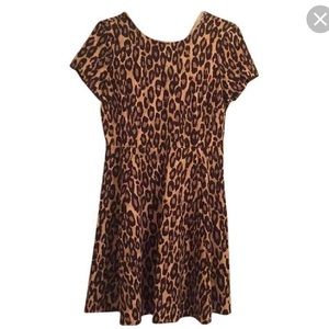 Kate Spade Leopard Autumn Dress Size 14