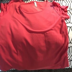 Coral Lularoe Classic Tee