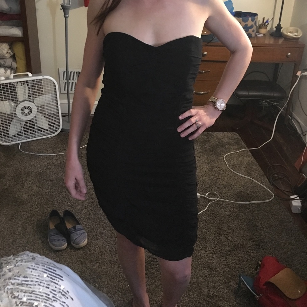 Black cocktail dress