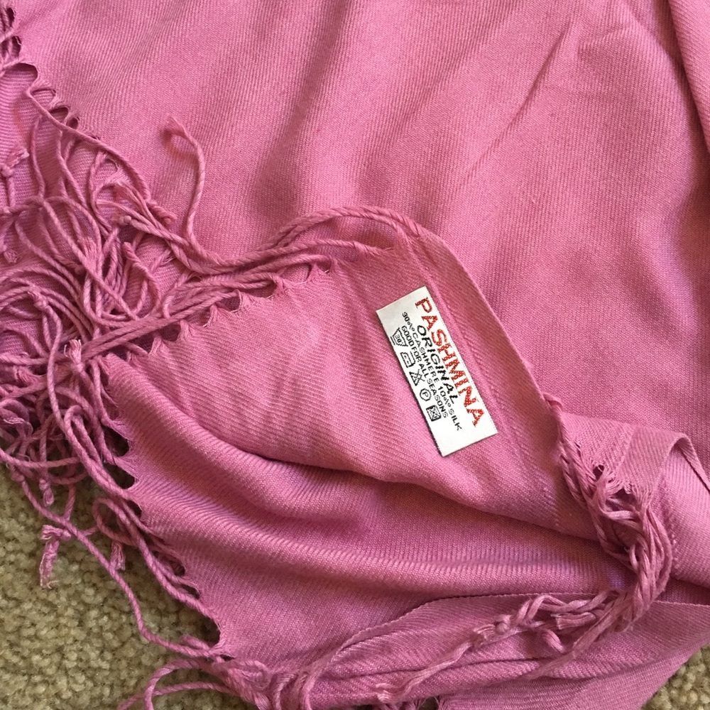 Pink Cashmere Pashmina!
