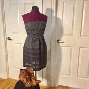 J.CREW strapless tailored party dress