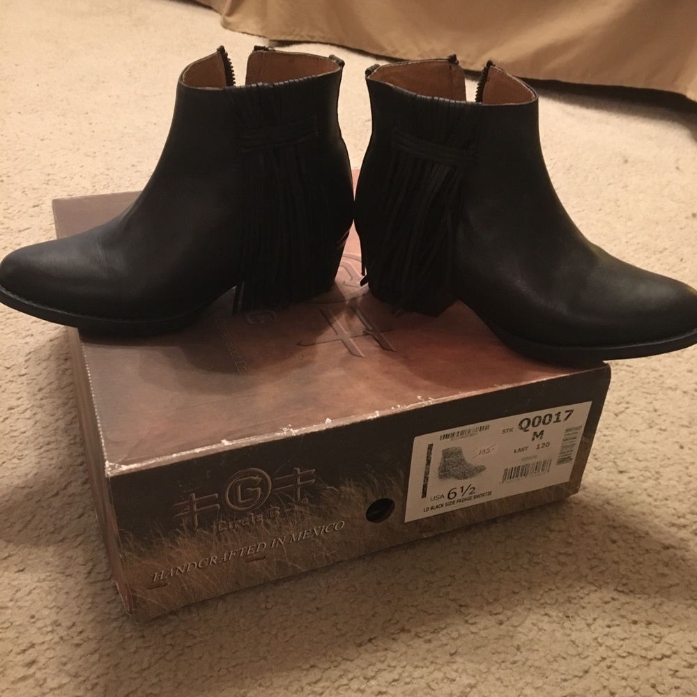 Fringe Ankle Booties